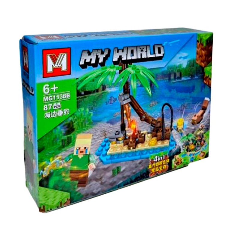 Конструктор My World блоковий пластиковий MG1138_seriesB