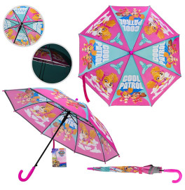 Зонтик детский 67 см светоотражающий розовый PL82503