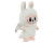М'яка іграшка Лабубу з крилами 30 см LB15702_White