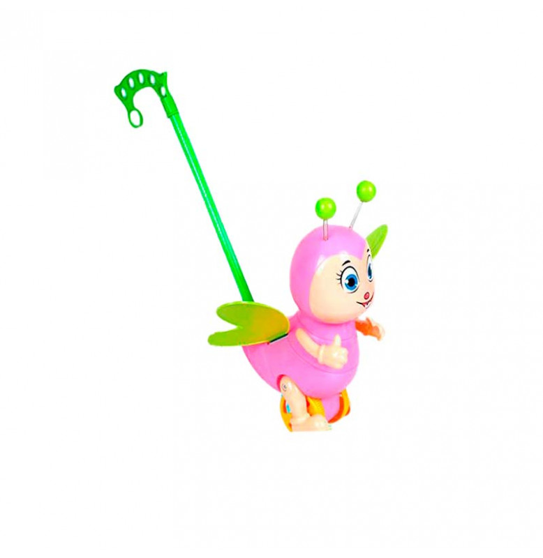 Игрушка-каталка на палочке 38 см 198-18_Pink
