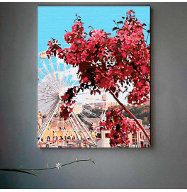 Картина по номерам украинская тематика Контракта площадь Strateg 30х40 см SS-6590