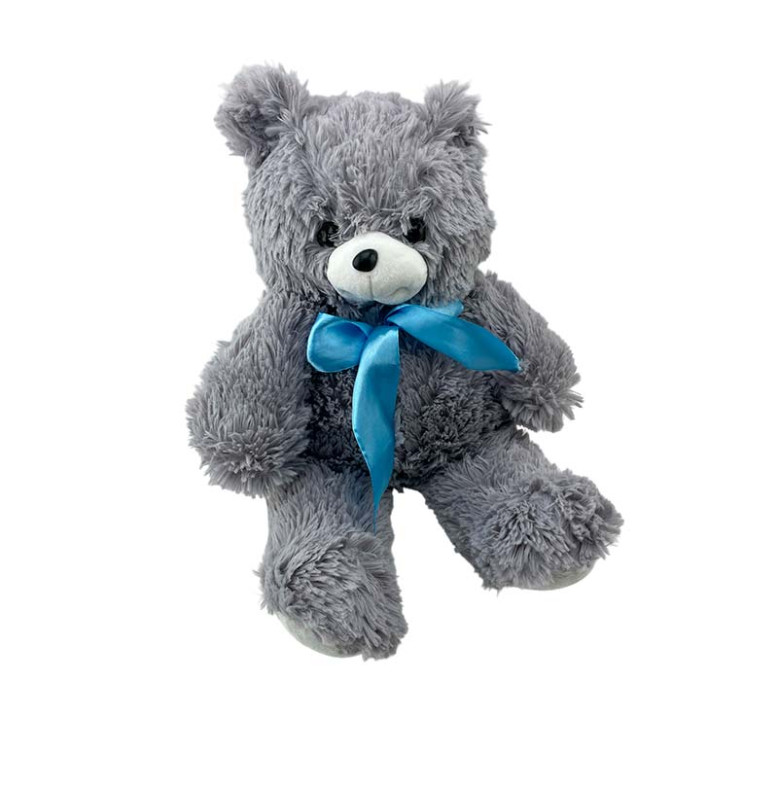 М'яка іграшка Ведмідь Боник 45 см 0080_Gray