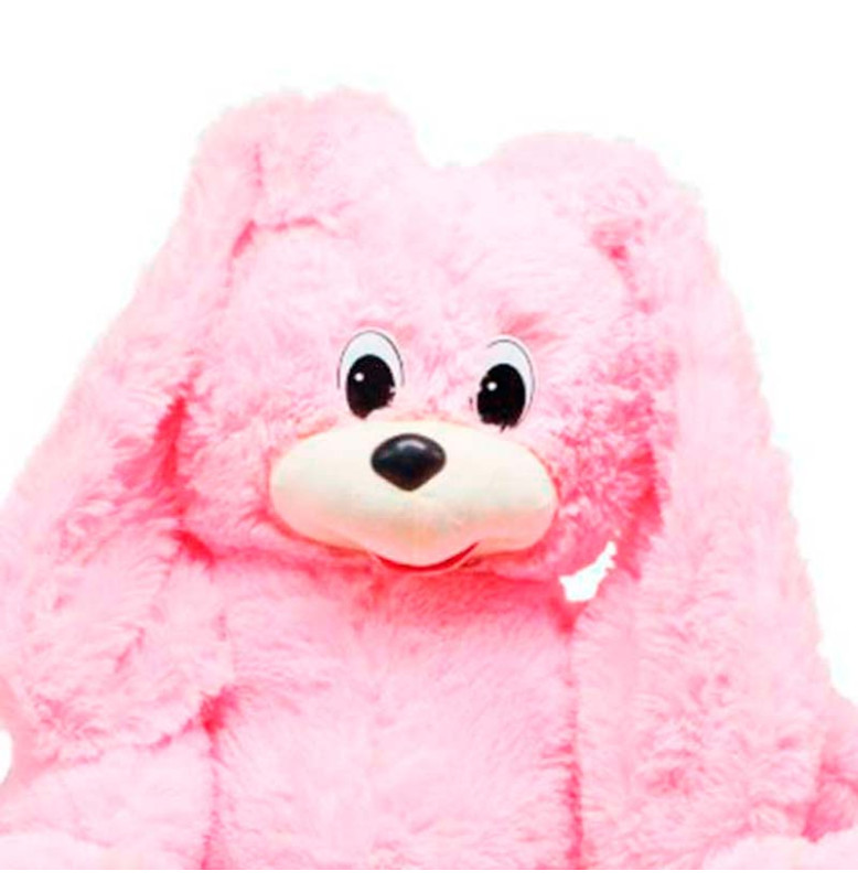 М'яка іграшка Зайка Сєня 70 см 0088_Pink