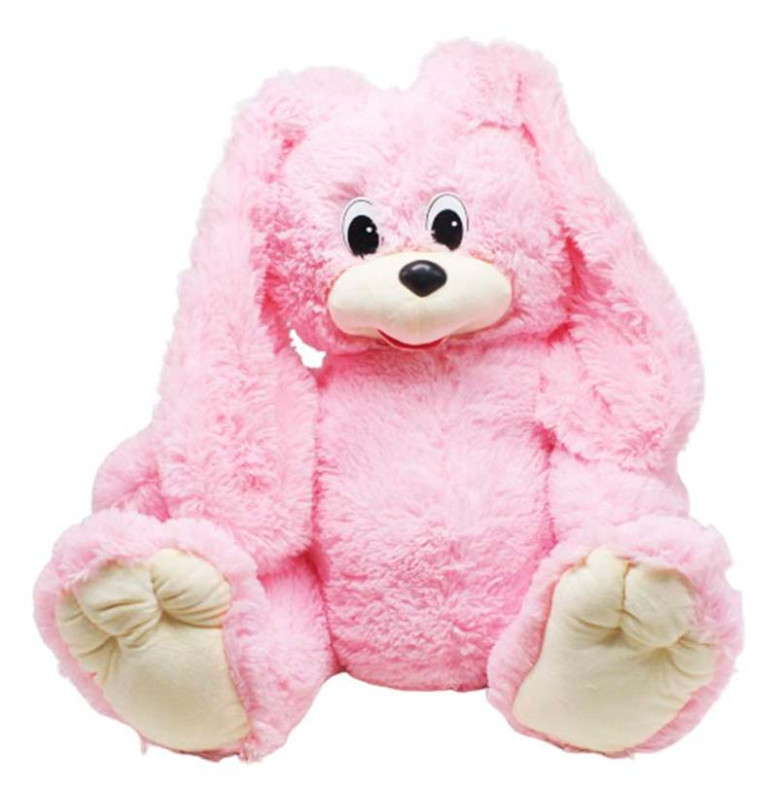 М'яка іграшка Зайка Сєня 70 см 0088_Pink