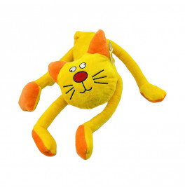 Мягкая игрушка Кот Эврик 25 см 0222_Yellow-Orange