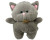 М'яка іграшка Кіт Пуховичок 35 см 0356_Gray