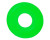 Коло неонове 91см 3 кольори 59262_Green