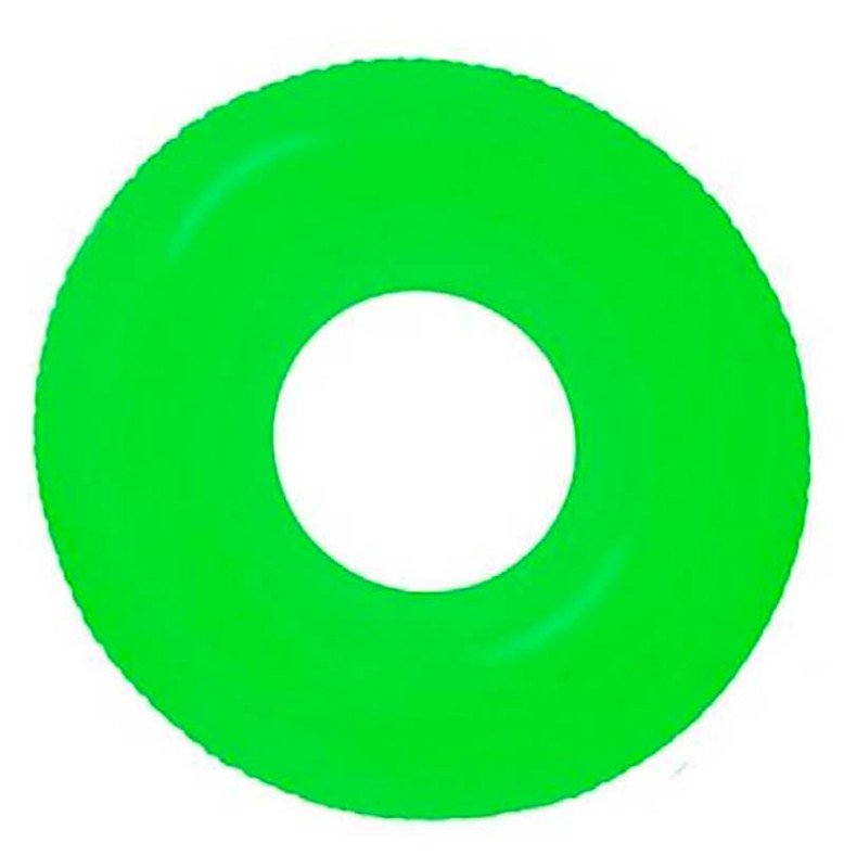 Коло неонове 91см 3 кольори 59262_Green