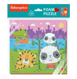 Мягкие пазлы Vladi Toys "Fisher Price. Панды" фомовые 22х23 см