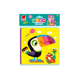 Мягкие пазлы Vladi Toys Foam puzzles 2in1 "Birds" с птицей