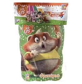 Пазл магнитный А5 Vladi Toys "44 Кошки. Фрикадель" фомовые