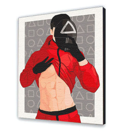 Картина по номерам ArtCraft "Игра в кальмара. Фан арт" 40*50 см 10299-AC