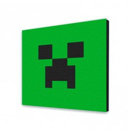 Картина по номерам MINECRAFT "Крипер" 30*30 см