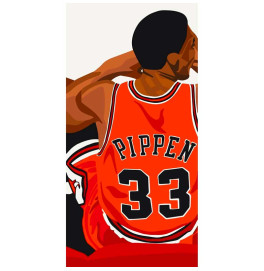 Картина по номерам "Скотти Пиппен" 40*80 см 10067-AC