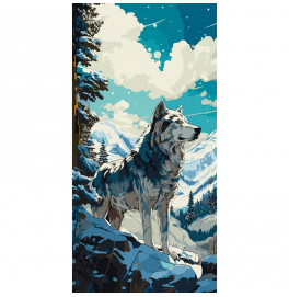 Картина за номерами "Аляска" 40*80 см 11533-AC