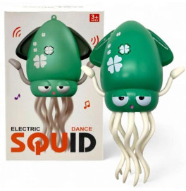 Интерактивная игрушка танцующий кальмар 158-21C_Green