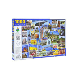 Пазлы " Энергия Плюс 1000 элементов I love Ukraine" Энергия Плюс 1000 элементов Ен.3521