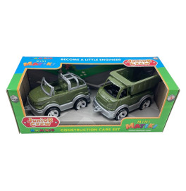 Mini Matiki коробка 2 внедорожник грузовик грузовик Бамсик 002/13_Green Mini Matiki коробка 2 внедорожник грузовик грузовик Бамсик 002/13_Green