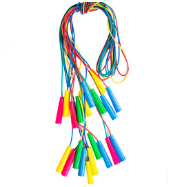 Скакалка цветная 2,20м диам. 3,9 мм Бамсик 034/2 Скакалка цветная 2,20м диам. 3,9 мм Бамсик 034/2