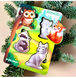 Рамка-вкладач "Лісові тварини – 2" дерев'яна ПСФ058