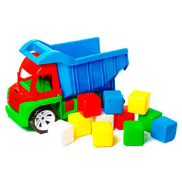 Машинка "Алекс" з маленькими кубиками 088