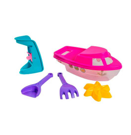 Игровой набор для пляжа Tigres Кораблик пластиковый 39647_Pink