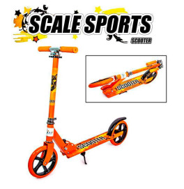 Самокат двухколесный SCALE SPORTS Алюминий Оранжевый