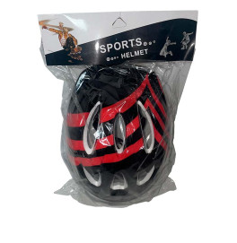 Спортивне спорядження арт. Z41492, 4 кольори, р-р шолома – 24.5*20 см., у пакеті Z41492_Black-Red