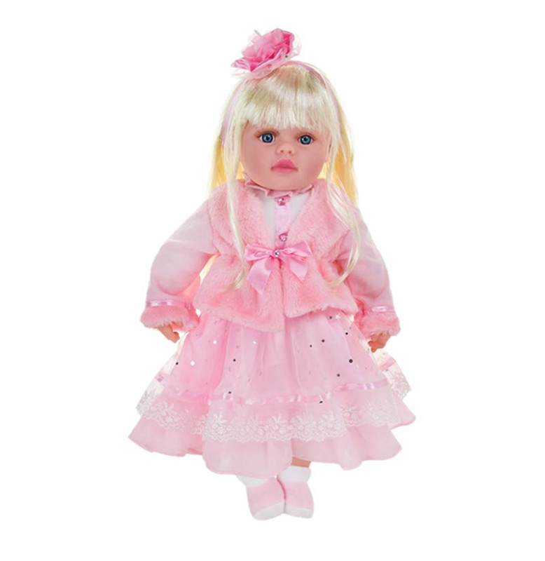 Лялька "Панночка" м'яконабивна музикальна на батарейках PL-525-101_Light-Pink Лялька "Панночка" м'яконабивна музикальна на батарейках PL-525-101_Light-Pink