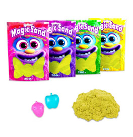 Magic sand в пакете желтый, 0,200 кг