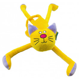 Мягкая игрушка Кот Эврик 25 см 0222_Yellow-Violet