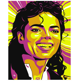 Картина по номерам Stateg Поп-арт Джексон 40х50 см DY244 Картина по номерам Stateg Поп-арт Джексон 40х50 см DY244