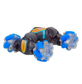 Машина трюковая, на радиоуправлении, светящиеся колеса, аккумулятор, в коробке CV8818-88A-1_Blue