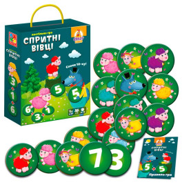 Настольная игра Vladi Toys Ловкие овцы. Схвати десятку!