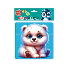 Гра розвиваюча Vladi Toys м'які пазли " Ведмедик та пінгвеня" VT1102-38 VT1102-38