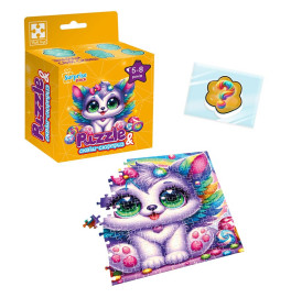 Пазлы Vladi Toys "Котенок с крыльями" со сквиш-сюрпризом.
