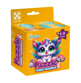 Пазли Vladi Toys "Кошеня з крилами" із сквіш-сюрпризом VT8030-11