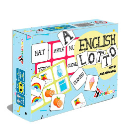 Розвиваюча настільна гра "Лото англійська/English lotto" 2118