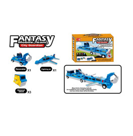 Конструктор транспорт 9 деталей магнітний XH886