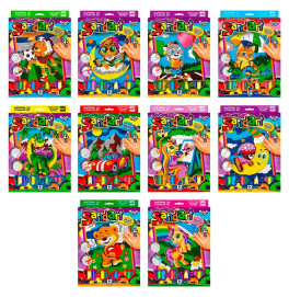 Набор для творчества Danko Toys Фреска из песка "Sand Art" SA-02-01U,02U,03U...10U