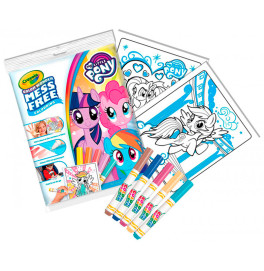 Книга-раскраска Crayola Color Wonder My Little Pony с фломастерами Crayola Color Wonder My Little Pony