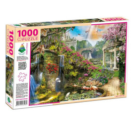 Пазли 1000 "Сад з альтанкою" Ен.4962