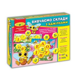 Игра "Учим склады с пчелками" на рус. в коробке