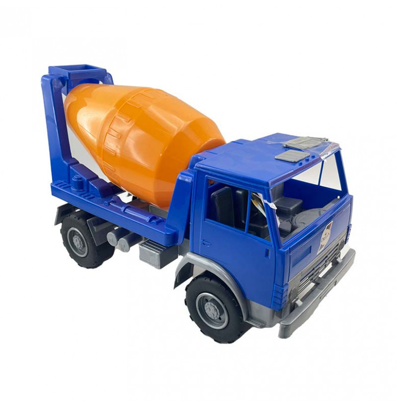 Машинка Оріон "Бетонозмішувач" з рухомим барабаном 44_Blue-Orange