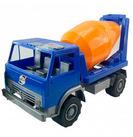 Машинка Оріон "Бетонозмішувач" з рухомим барабаном 44_Blue-Orange