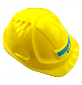 Игрушка бамсик "Каска" пластиковая 117_Yellow