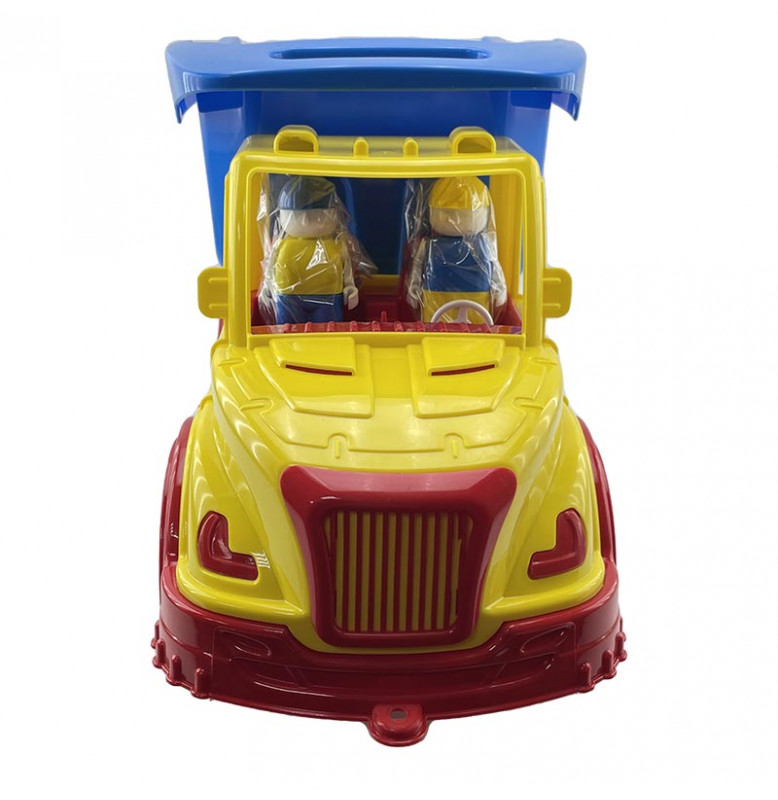 Машинка "Самосвал Mati" с кубиками Бамсик 009/14_Yellow-Blue