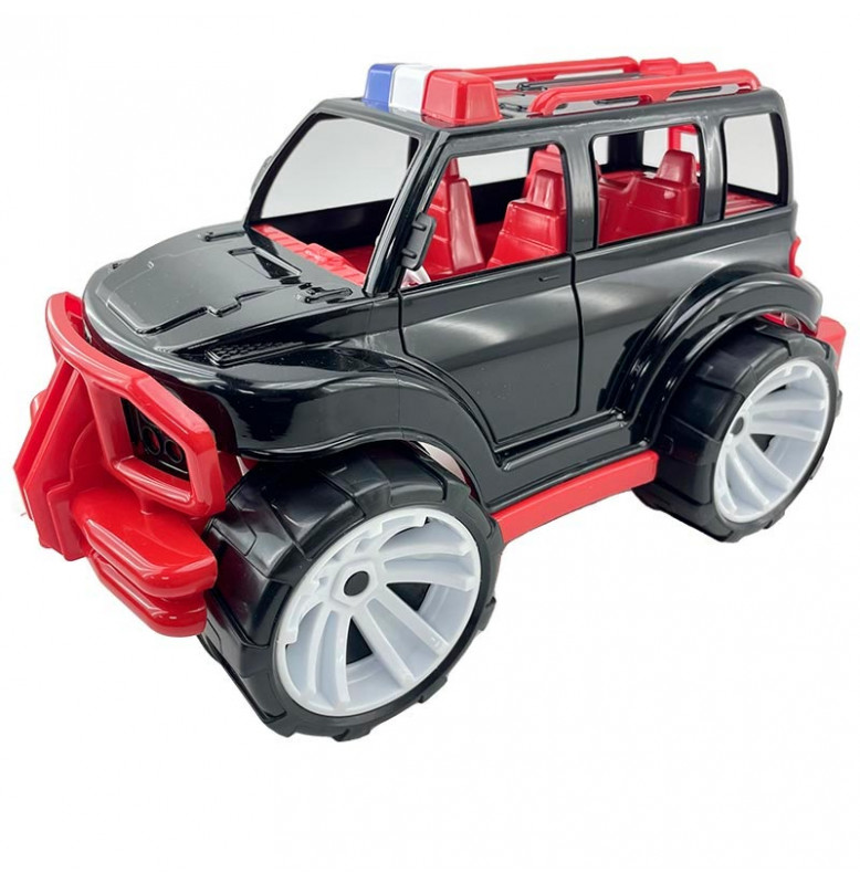 Машинка Бамсик Внедорожник черный 329-1_Black-Red