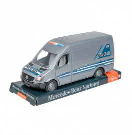 Машинка Tigres "Mercedes-Benz Sprinter" серая полицейская 39713