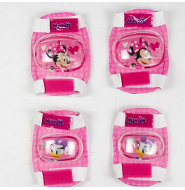 Коплект спортивной защиты Minnie для детей наколенники и налокотники HL0106